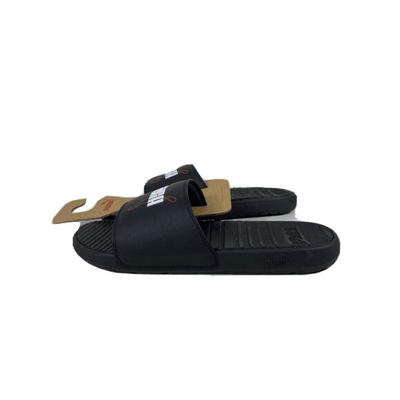 Puma Mens Cool Cat Jump Slides Sandals Size 12 Black - Picture 5 of 7